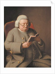 Portrait of Isaac Brodeau Reading a Book, 18th century by George Roth