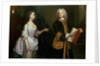 A Group Portrait of John Perceval, 1st Earl of Egmont and his Wife Catherine by J. Alberry