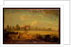 A View of Eton from the Playing Fields, 1822 by Edmund Bristow