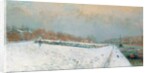 Port de Bercy, en Hiver by Albert-Charles Lebourg