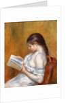Reading; La Lecture, 1888 by Pierre Auguste Renoir
