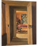 Interior with a Young Girl Writing, 1905 by Felix Edouard Vallotton