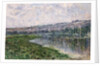 The Seine and the Hills of Chantemsle; La Seine et les Coteaux de Chantemsle, 1880 by Claude Monet