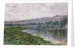 The Seine and the Hills of Chantemsle; La Seine et les Coteaux de Chantemsle, 1880 by Claude Monet
