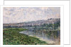The Seine and the Hills of Chantemsle; La Seine et les Coteaux de Chantemsle, 1880 by Claude Monet