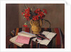 Carnations and Account Books, 1925 by Felix Edouard Vallotton