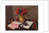 Carnations and Account Books, 1925 by Felix Edouard Vallotton