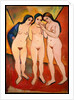 Three Nude Women, 1912 by August Macke