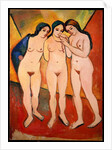 Three Nude Women, 1912 by August Macke