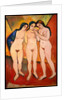 Three Nude Women, 1912 by August Macke