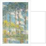 The Poplars, 1891 by Claude Monet