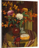 Chrysanthemums and Autumn Foilage; Chrysanthemes et Feuillage d'Automne, 1922 by Felix Edouard Vallotton