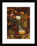 Chrysanthemums and Autumn Foilage; Chrysanthemes et Feuillage d'Automne, 1922 by Felix Edouard Vallotton