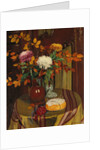 Chrysanthemums and Autumn Foilage; Chrysanthemes et Feuillage d'Automne, 1922 by Felix Edouard Vallotton
