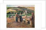 Picking Potatoes, 1893 by Camille Pissarro