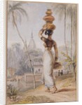 A Hindu Woman carrying a Waterpot by William Daniell