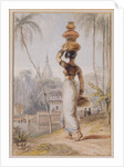 A Hindu Woman carrying a Waterpot by William Daniell