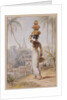 A Hindu Woman carrying a Waterpot by William Daniell