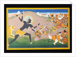 Kali Slaying Demons, c.1800-1820 by Indian School