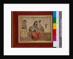 Two Lovers, 1838 by Persian School