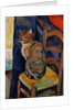 Study of a Cat Sitting on a Chair; Etude d'un Chat, Assis sur une Chaise by Marie Clementine Valadon