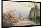 The Road, Effect of Winter; La Route, Effet d'Hiver, 1872 by Camille Pissarro