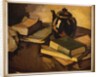 A Still Life with a Teapot and Books on a Table, c.1926 by Samuel John Peploe