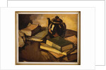 A Still Life with a Teapot and Books on a Table, c.1926 by Samuel John Peploe