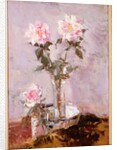 Pink Roses in a Glass Vase, 1911 by Francis Campbell Boileau Cadell