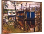 House Boats, Loch Lomond by George Leslie Hunter