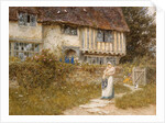 Beside the Old Church Gate Farm, Smarden, Kent by Helen Allingham