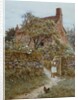 The Black Kitten by Helen Allingham