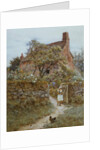 The Black Kitten by Helen Allingham