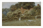 A Cottage at Farringford, Isle of Wight by Helen Allingham