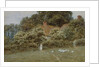 A Cottage at Farringford, Isle of Wight by Helen Allingham