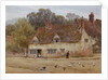 By the Old Cottage by Helen Allingham
