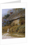 Old Cottage at Freshwater, Isle of Wight by Helen Allingham