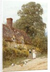 Old Post Office, Brook, near Witley by Helen Allingham
