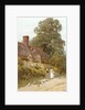 Old Post Office, Brook, near Witley by Helen Allingham
