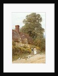 Old Post Office, Brook, near Witley by Helen Allingham