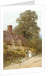 Old Post Office, Brook, near Witley by Helen Allingham