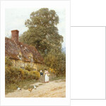 Old Post Office, Brook, near Witley by Helen Allingham