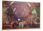 A Bazaar in Constantinople, 1873 by Jean Brindesi