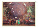 A Bazaar in Constantinople, 1873 by Jean Brindesi