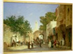 An Arab Street Scene, 1872 by Honore Boze