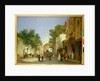 An Arab Street Scene, 1872 by Honore Boze
