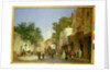 An Arab Street Scene, 1872 by Honore Boze