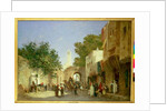An Arab Street Scene, 1872 by Honore Boze