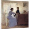 A Mother and Child in an Interior, 1898 by Peter Vilhelm Ilsted