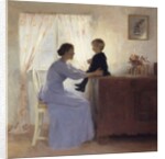 A Mother and Child in an Interior, 1898 by Peter Vilhelm Ilsted